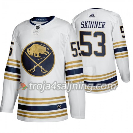 Buffalo Sabres tröja Jeff Skinner 53 50th Anniversary 2019-2020 Adidas Vit Authentic - NHL Tröjor Herr